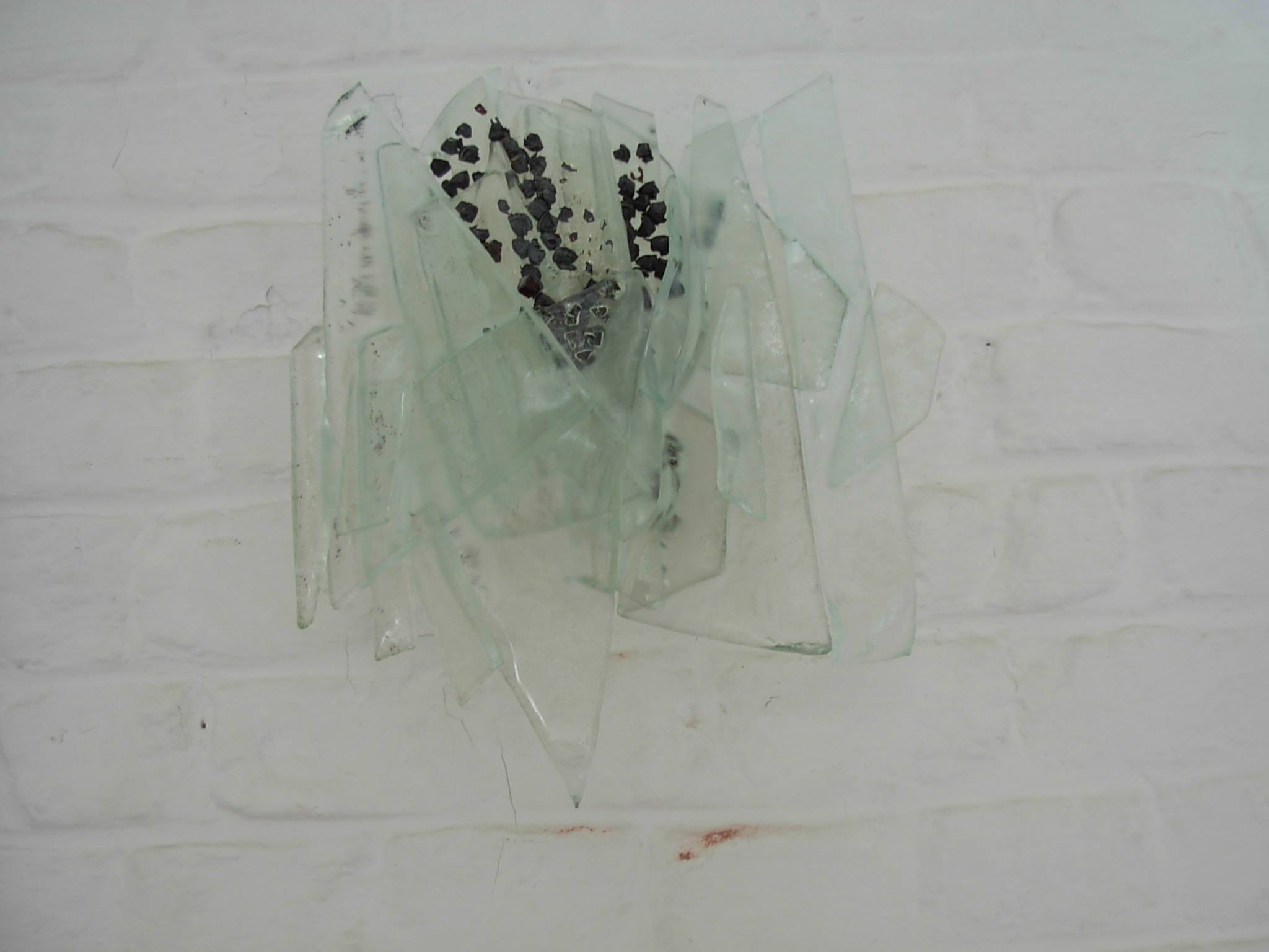 glas met metaal